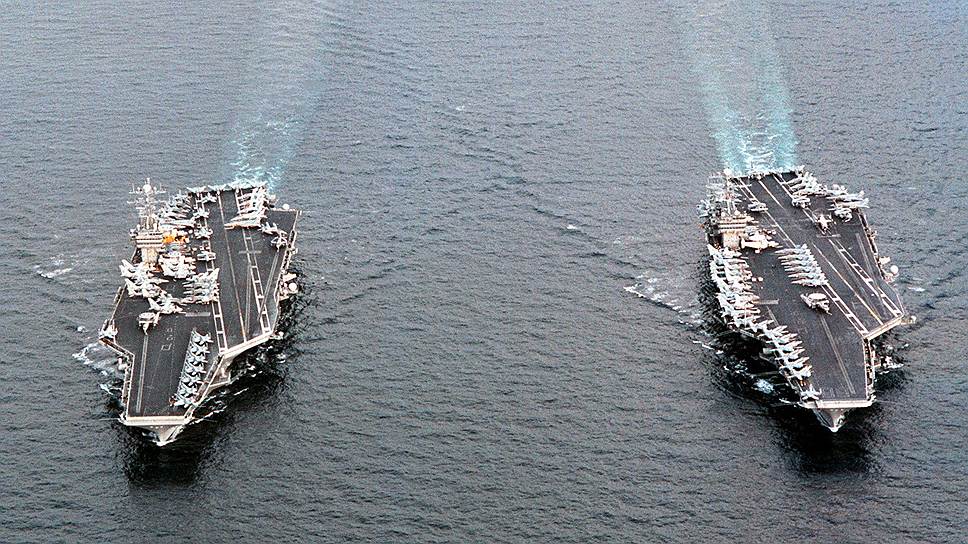 Авианосец типа «Нимиц» USS Nimitz (CVN-68) получил название в честь Честера Нимица — главнокомандующего Тихоокеанским флотом США в период Второй мировой войны. В 1975 году введен в состав ВМФ США. Участвовал в операции по спасению 52 заложников из посольства США в Тегеране в 1980 году, в 1988 году охранял Олимпиаду в Сеуле, с 2003 года принимал участие в войне в Ираке. Состоит на вооружении американского флота