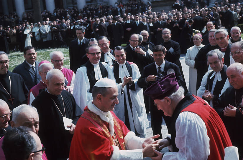 1966 год. В Риме прошла первая за 400 лет встреча папы римского и архиепископа Кентерберийского