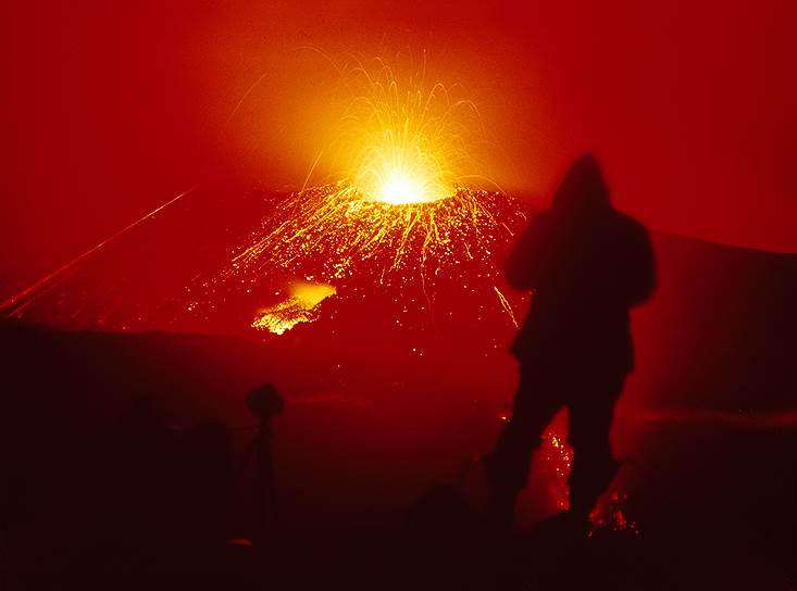 1956 год. Произошло извержение вулкана Безымянный на Камчатке