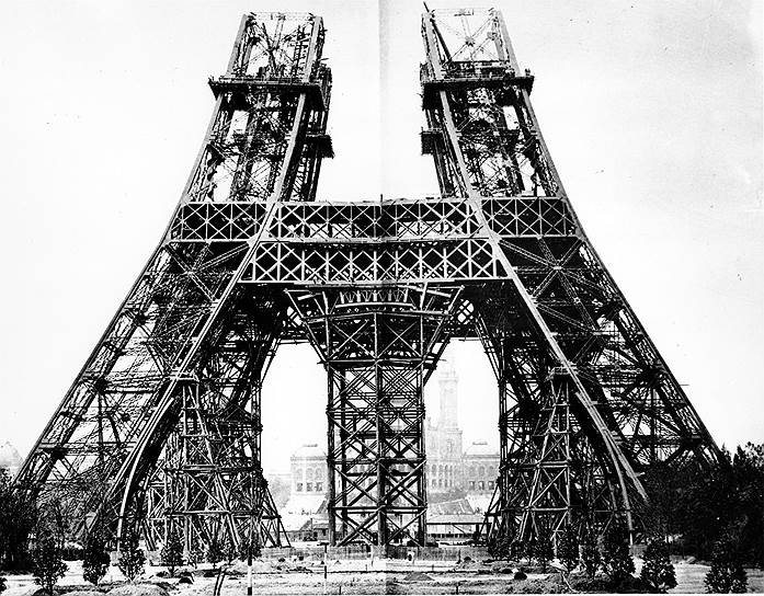 Она была построена в рекордно короткие сроки — за два года, два месяца и пять дней — по проекту французского инженера Александра Гюстава Эйфеля