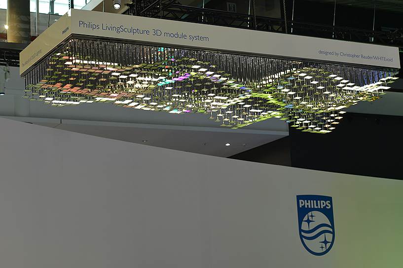 Разработка Philips LivingSculpture 3D module system  позволяет создавать световые скульптуры уникальных форм