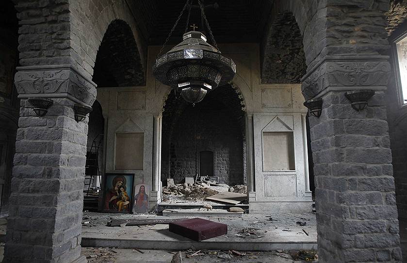 В восстановлении нуждается и собор Пресвятой Богородицы — визитная карточка Старого Хомса