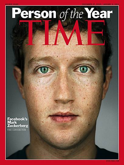В 2010 году Марк Цукерберг стал персоной года по версии журнала Time, а в 2013 году был признан самым популярным среди своих сотрудников главой компании по версии американского рекрутингового сайта Glassdoor: в ходе анонимного опроса Цукерберг получил свыше 90 % одобрительных голосов сотрудников