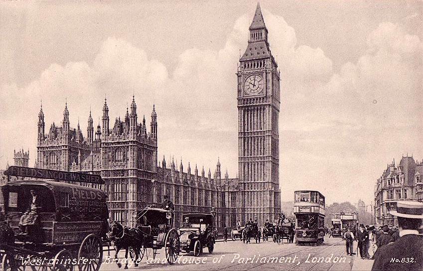 1859 год. Запуск часов Биг-Бен в Лондоне (Великобритания)