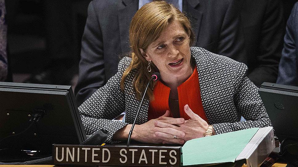 Представитель США в СБ ООН Саманта Пауэр