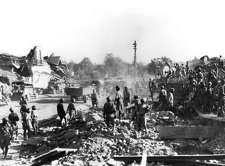 1935 год. Землетрясение магнитудой 7,7 разрушило пакистанский город Кветта, в результате чего погибли порядка 40 тыс. человек


