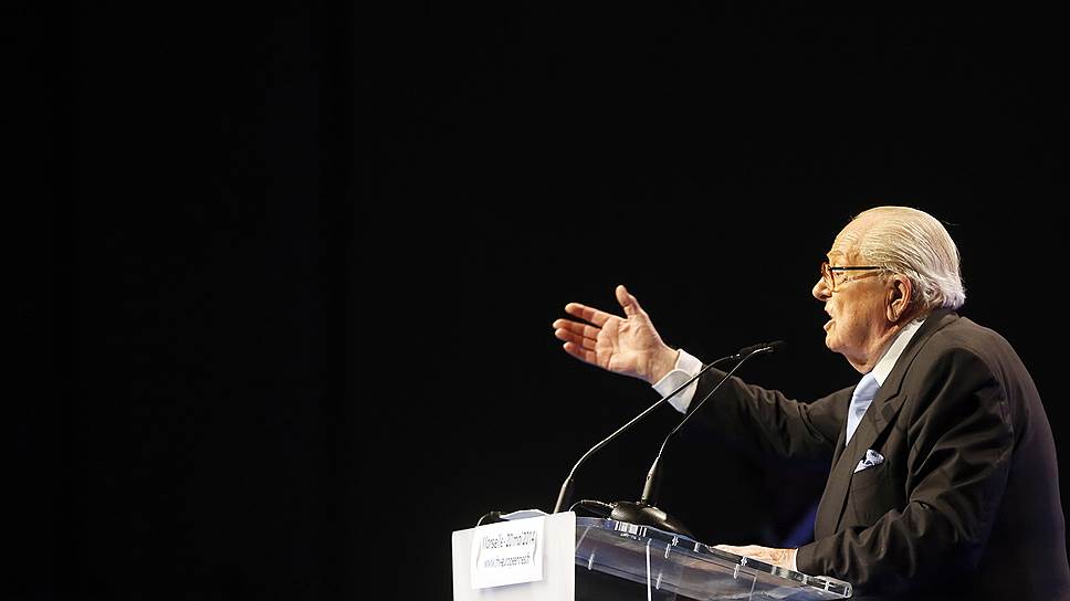 Основатель партии «Национальный фронт» Жан-Мари Ле Пен 