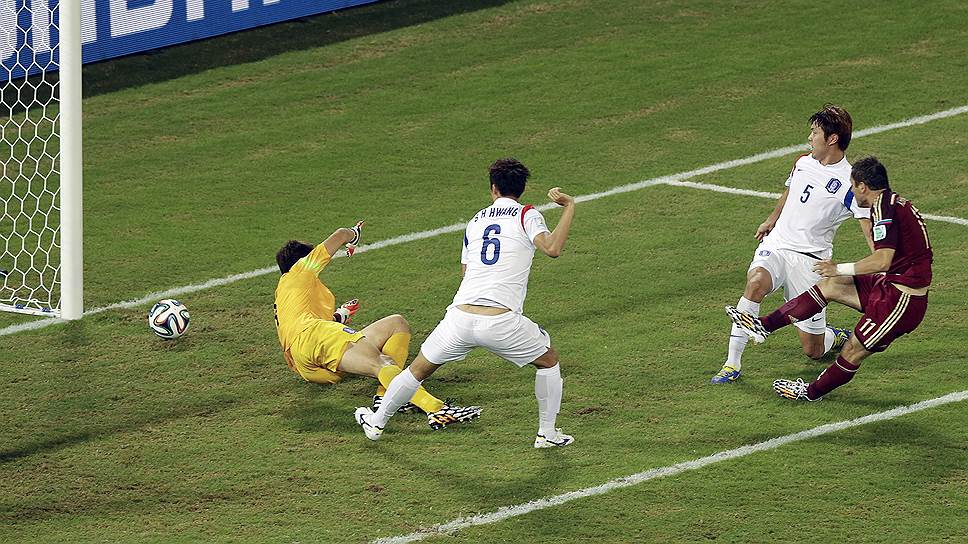 На гол Южной Кореи меньше чем через 10 минут ответил Александр Кержаков