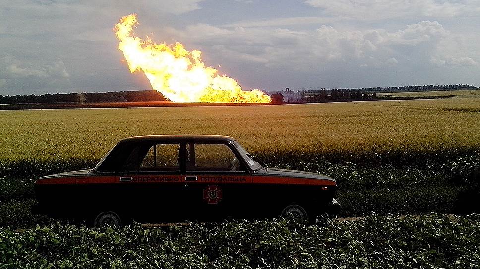 Транзитный газопровод через Украину взорвался