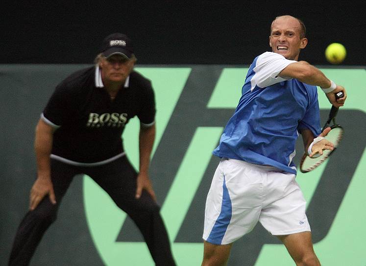 За свою карьеру Николай Давыденко четырежды доходил до полуфиналов турниров Большого шлема — Roland Garros (2005, 2007) и US Open (2006, 2007)
