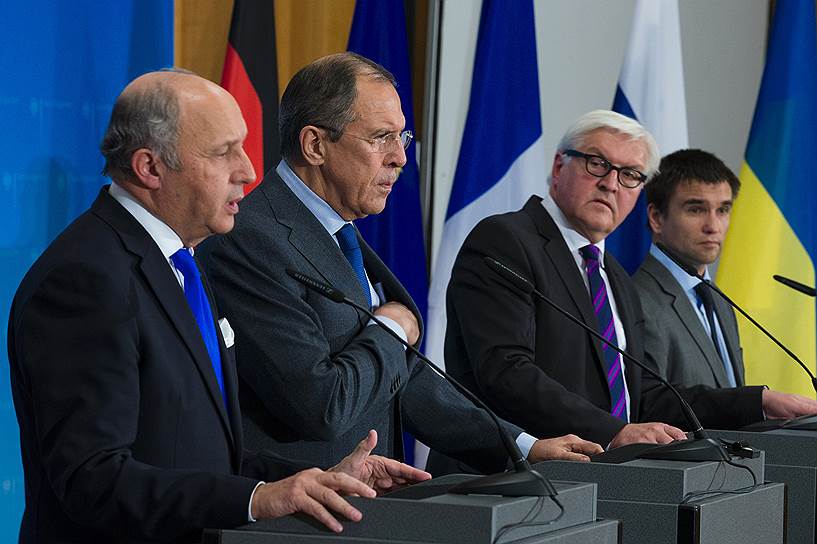 2 июля. В Берлине прошла экстренная встреча министров иностранных дел РФ, ФРГ, Франции и Украины 