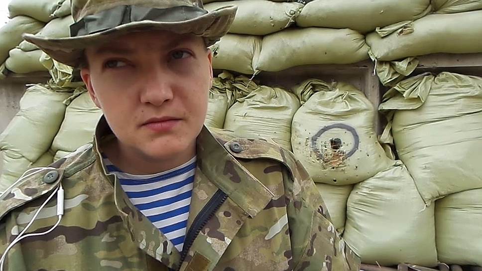 Украинская летчица Надежда Савченко