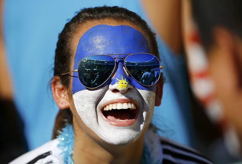 Фанатка сборной Аргентины
