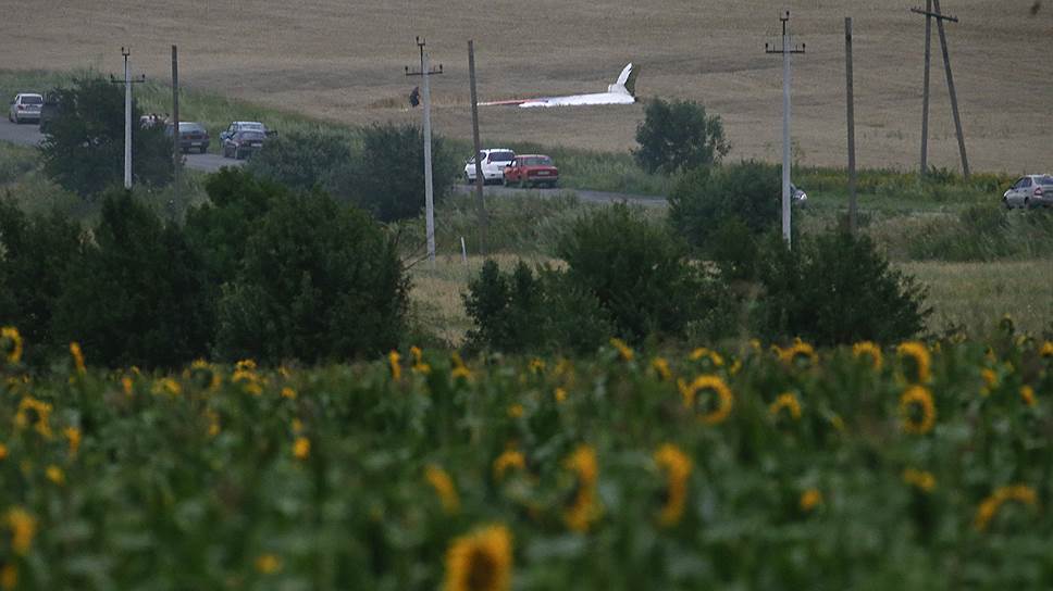 По факту крушения самолета на Украине возбуждено уголовное дело