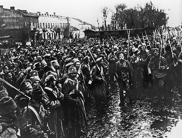 Русские войска вступают в город Черновицы (Северная Буковина) в 1916 году