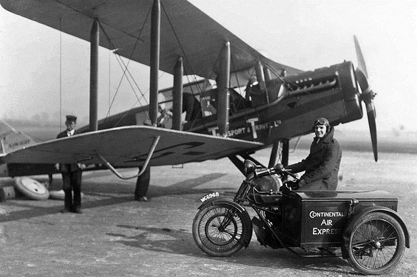 1919 год. Открылся первый в мире регулярный международный авиационный маршрут Лондон—Париж