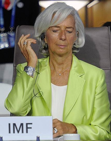 Глава Международного валютного фонда (МВФ) Кристин Лагард