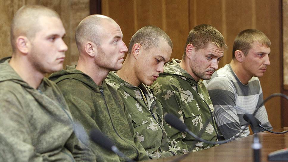 Российские военнослужащие, задержанные на Украине