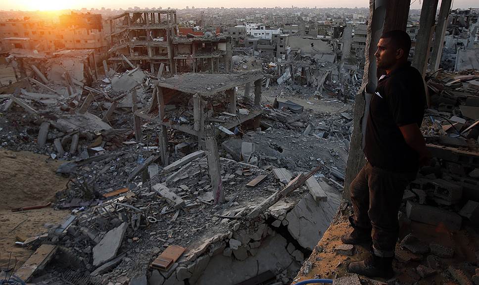 Здания в Газе, разрушенные во время войны
