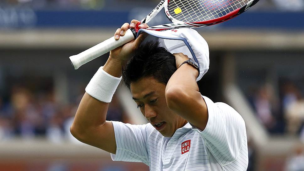 Японский теннисист Кеи Нисикори 