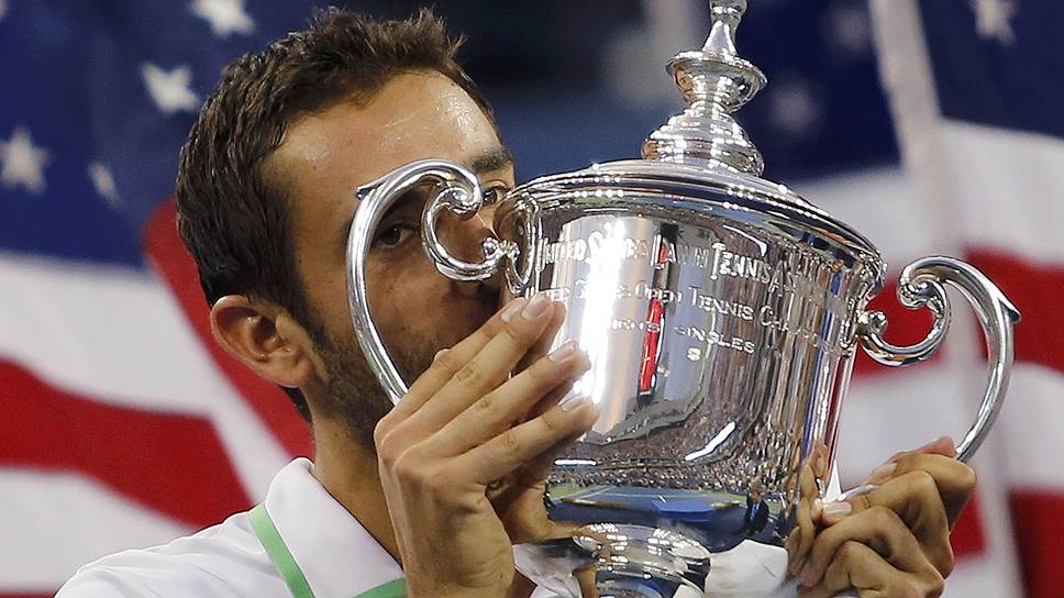 Победитель мужского финала US Open Марин Чилич