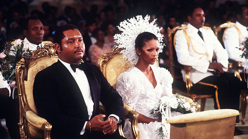 Свадьба Жана-Клода Дювалье с Мишель Беннет, 1980 год