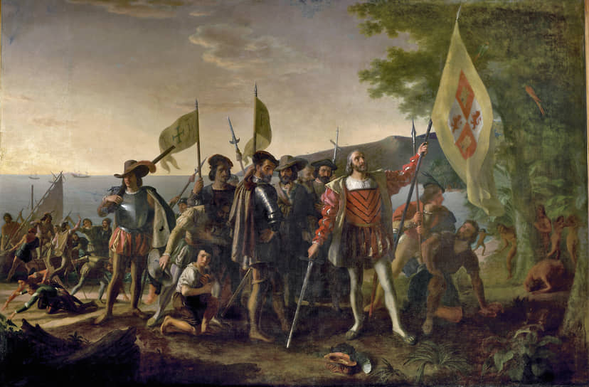 1492 год. Экспедиция Христофора Колумба достигла острова Сан-Сальвадор