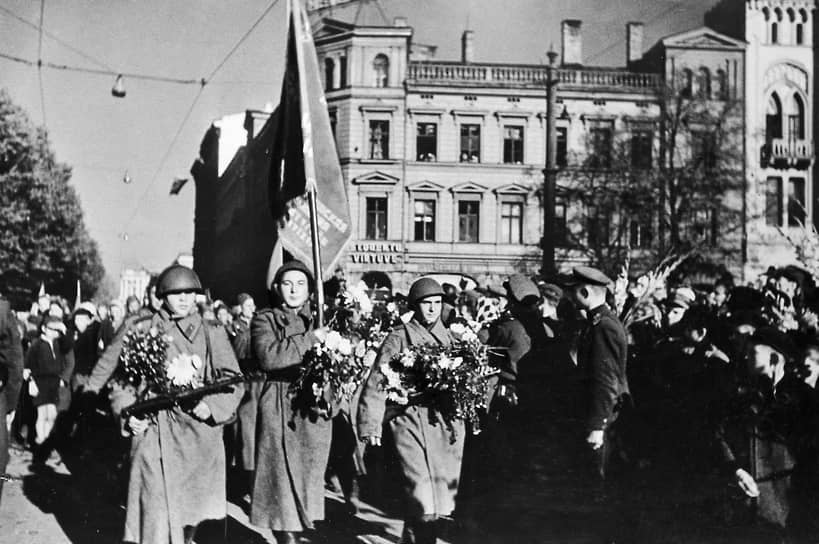 1944 год. Освобождение Риги советскими войсками