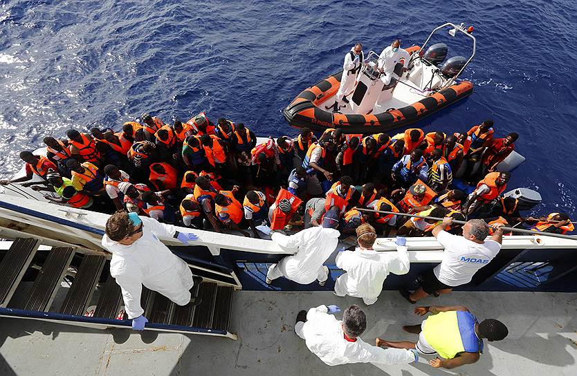 С конца августа силами организации были спасены 2,200 мигрантов 