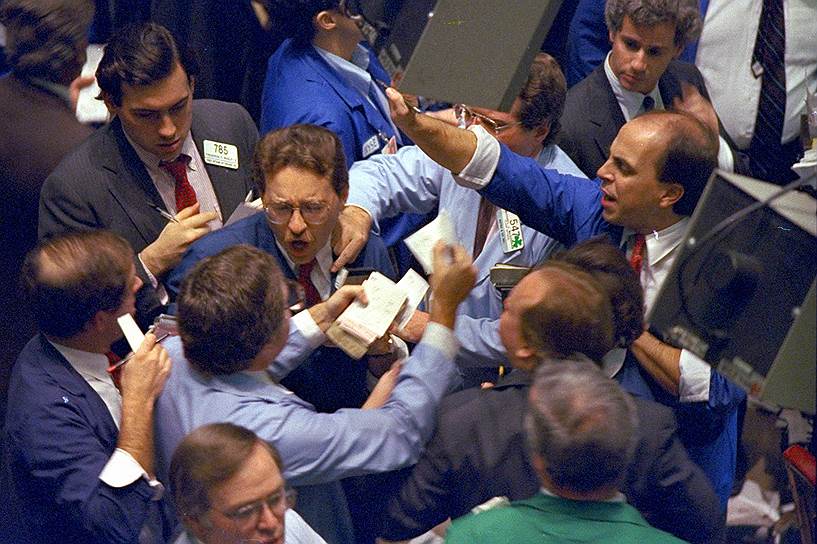 1987 год. «Черный понедельник» — индекс Dow Jones обрушился на 22,6%