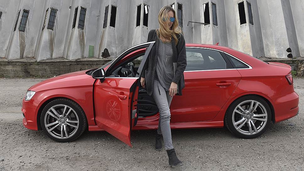 Екатерина Савина не хотела расставаться с Audi S3, уж больно ей понравилась эта машина