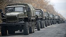 Наблюдатели ОБСЕ зафиксировали движение неопознанной военной колонны под Донецком