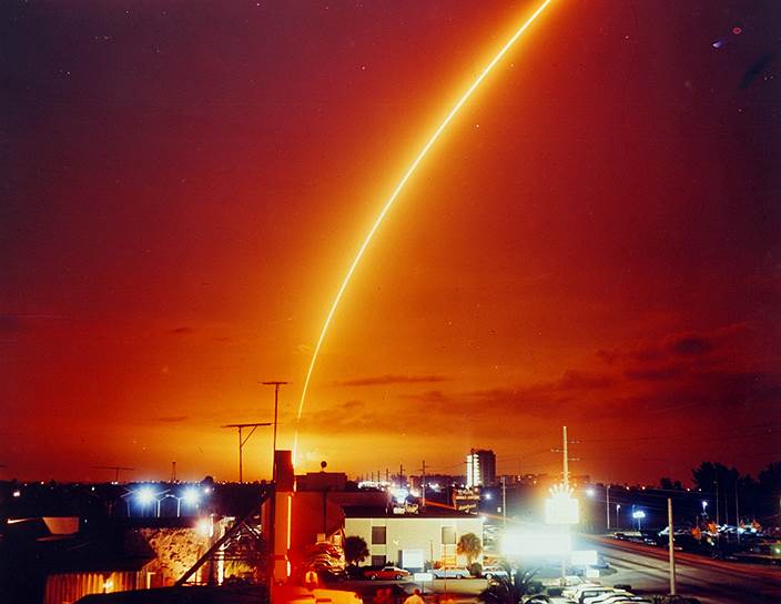 1972 год. Запуск космического корабля «Аполлон-17», который совершил последнюю посадку на Луну по программе «Аполлон» 