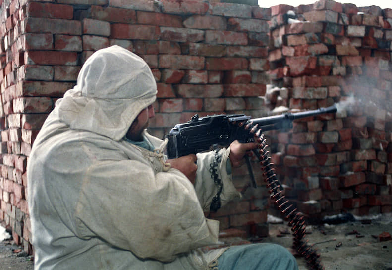 1995 год. Участник чеченских бандформирований во время боев в Грозном