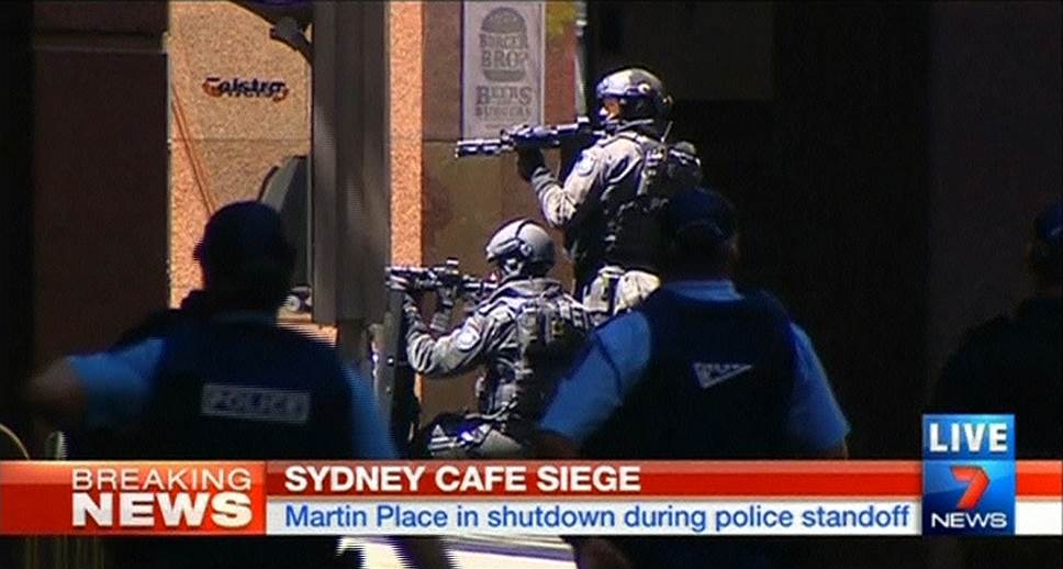 Полиция штата Новый Южный Уэльс признала террористическим актом захват заложников в кафе

