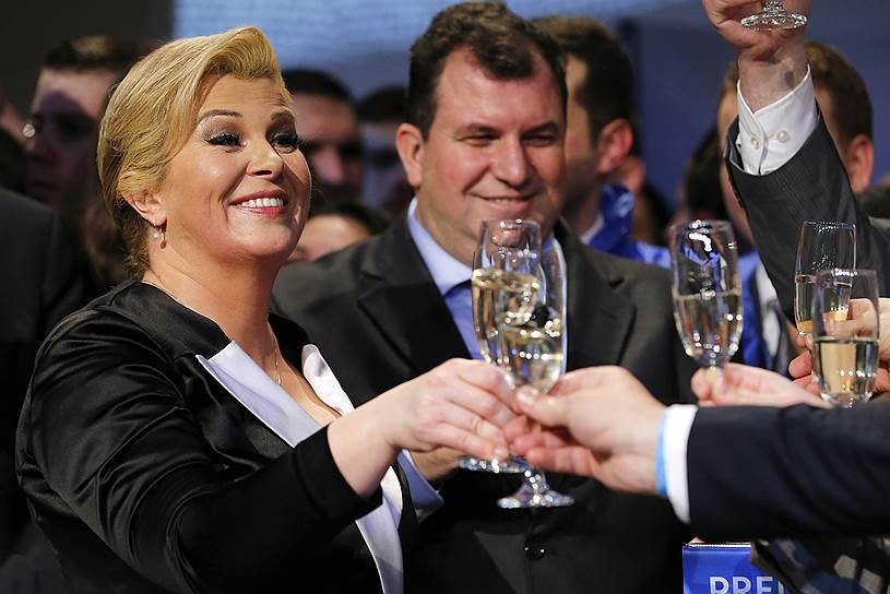 12 января 2015 года первой женщиной-президентом Хорватии стала экс-глава МИД и кандидат от ведущей оппозиционной партии «Хорватское демократическое содружество» Колинда Грабар-Китарович