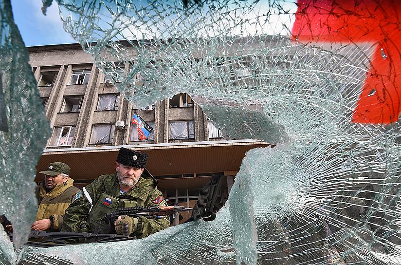 Дебальцево, Украина. Обстановка в Дебальцево после продолжительных боев и отступления украинских военных