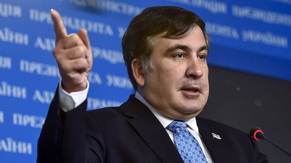 Бывший президент Грузии, советник президента Украины Михаил Саакашвили 