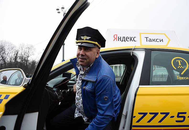 Продюсер Иосиф Пригожин на праздновании Международного дня такси и Дня московского такси