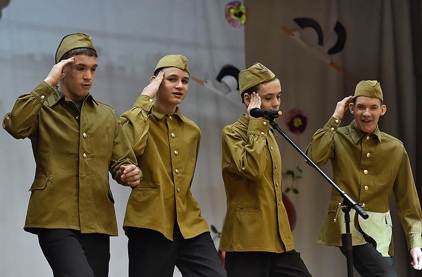 Воспитанники интерната подготовили концерт, который приурочили к празднованию 70-летия победы в Великой Отечественной войне
