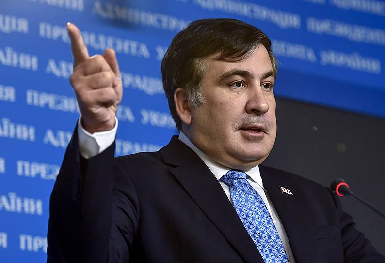 Бывший президент Грузии, советник президента Украины Михаил Саакашвили 