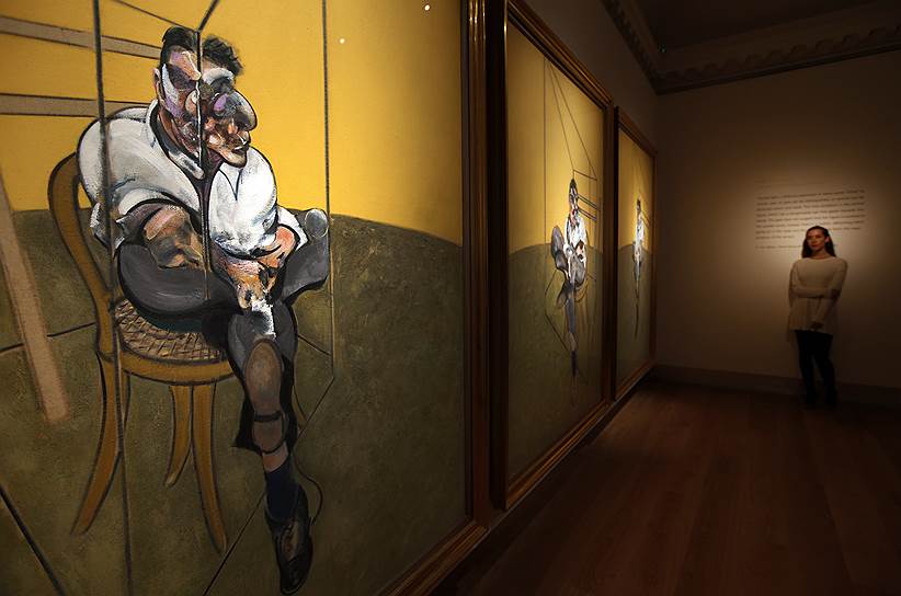 $142,4 млн. Фрэнсис Бэкон «Три наброска к портрету Люсьена Фрейда».  Продана на нью-йоркских торгах аукционного дома Christie`s 12 ноября 2013 года 