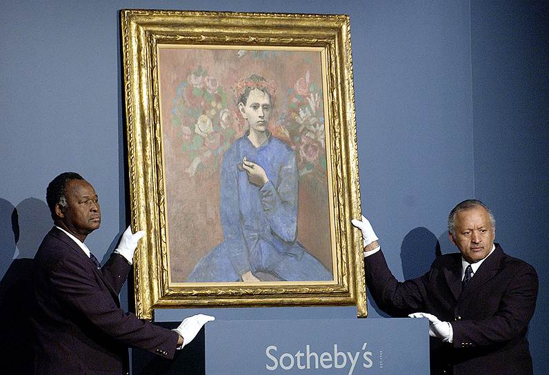 $104,2 млн. Пабло Пикассо «Мальчик с трубкой». Продана 4 мая 2004 года на торгах Sotheby`s в Нью-Йорке. По данным BBC, картину приобрела итальянская компания Barilla Group, один из крупнейших мировых производителей макарон и кондитерских изделий
 