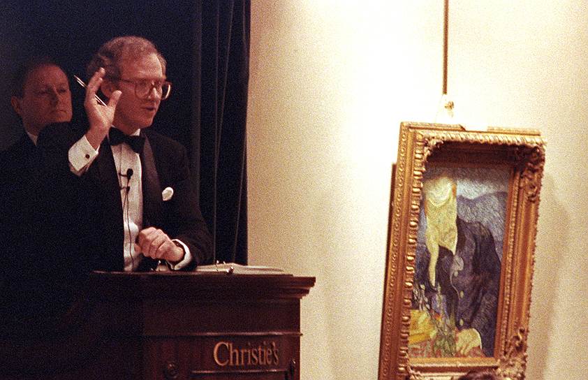 $82,5 млн. Винсент Ван Гог «Портрет доктора Гаше». Продана 15 мая 1990 года на торгах аукционного дома Christie`s в Нью-Йорке японскому промышленнику Рёэе Сайто 
