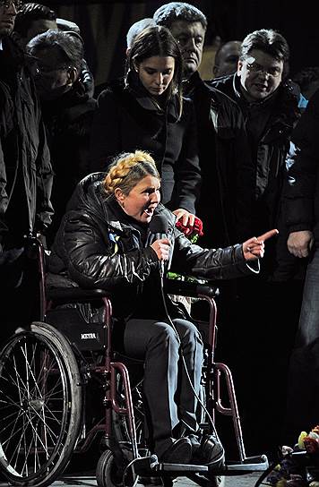 2014 год. Первое выступление на майдане Незалежности бывшего премьер-министра Украины Юлии Тимошенко, только что освобожденной из тюрьмы