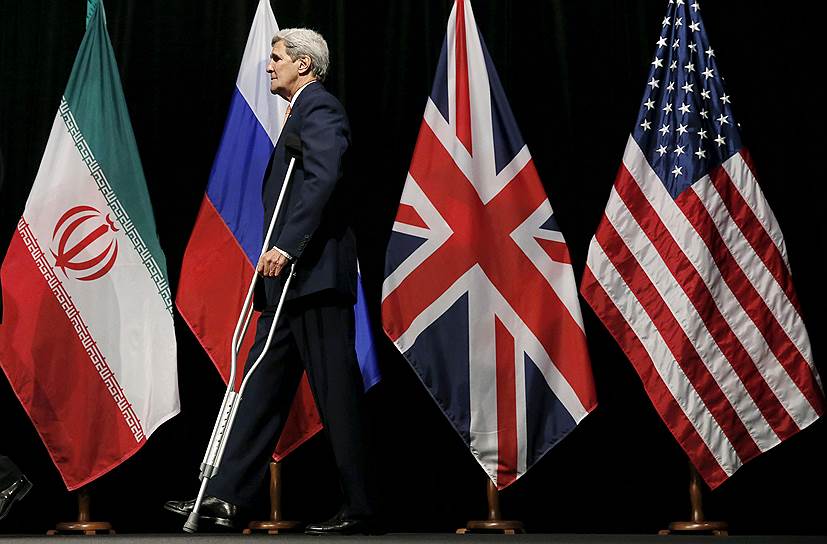 Вена, Австрия. Госсекретарь США Джон Керри во время переговоров об иранской ядерной программе