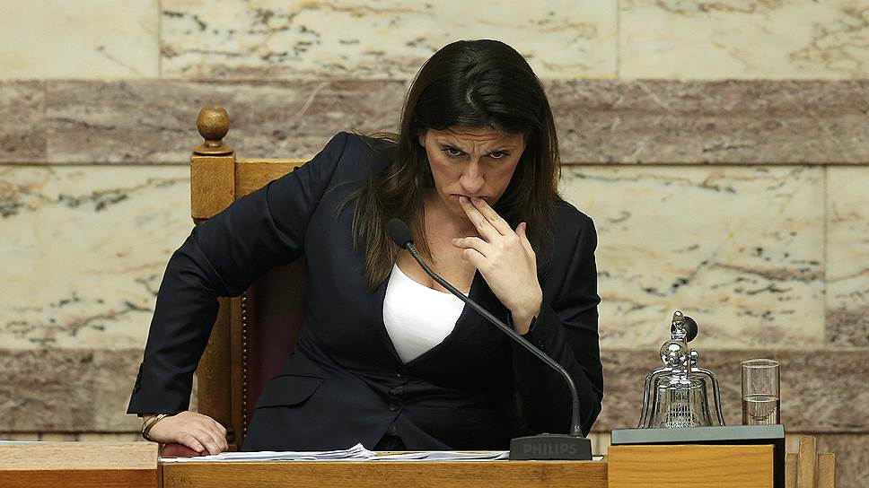Спикер парламента Греции Зои Константопулу