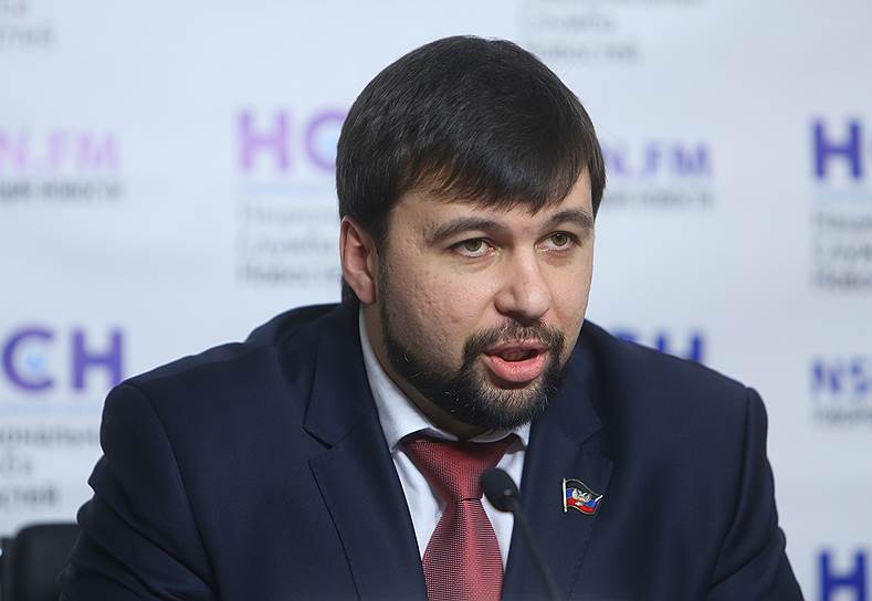 Представитель самопровозглашенной ДНР в контактной группе по урегулированию украинского кризиса Денис Пушилин