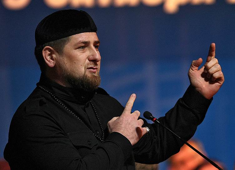 Глава Чеченской республики Рамзан Кадыров 
