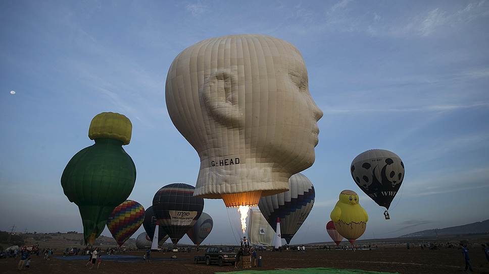 Северный Израиль, Израиль. Фестиваль воздушных шаров в национальном парке Мааян-Харод
